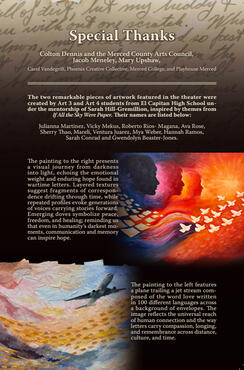 UC Merced 2026 - "If All The Sky Were Paper" by Andrew Carroll - Inner Page Color Sample