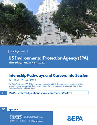 UC Merced - Employer Visit - EPA - Main Flyer