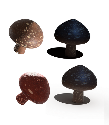 3D Mushrooms