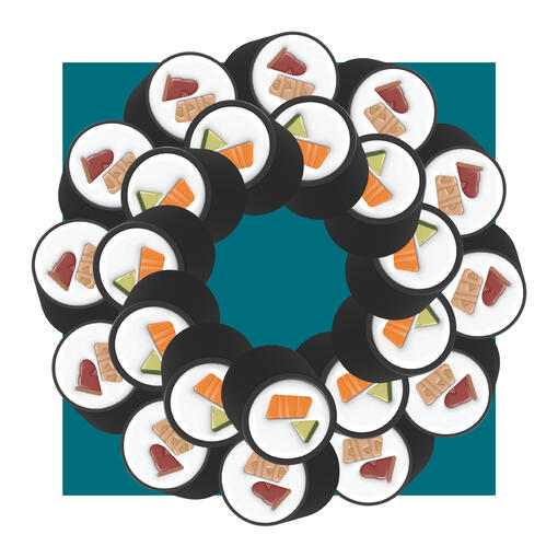 LogoADay - SushiZen - 3D Sushi